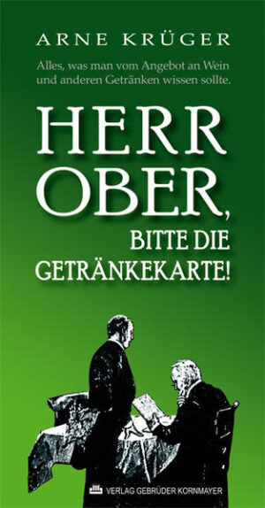 Dieses Buch ist wichtig! Für jeden! Wer dieses Buch besitzt, braucht an der Fachsprache der Kellner und Sommeliers auf Getränkekarten in den Restaurants nicht mehr zu verzweifeln. Der fachkundige Autor hat alle Begriffe auf seinen Reisen gesammelt und für dieses Buch kritisch kommentiert.