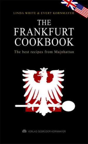 We can think of no other city that is so well known worldwide as Frankfurt for its Frankfurters. But other tasty specialties got their start here, too: Handkäse mit Musik (a country cheese), Ripchen mit Kraut (cutlet with sauerkraut), Frankfurt Kranz (a cake in the shape of a crown), Frankfurt Brenten (a marzipan confection similar to Bethmännchen which also originated in Frankfurt) and Frankfurt Brühwurst (boiled sausage).However, when one thinks of Frankfurt and food, one immediately thinks of Frankfurt Green Sauce - particularly with boiled potatoes. And truly, when it is well made it is something of a sensation. In this book, you can find inspiration - or better, try out the recipes! You will see, it is not really difficult and it’s fun. And it’s also not forbidden to drink one or three glasses of wine - whether from Frankfurt’s own Lorberg vineyard or from one of its famous apple-wine cellars.