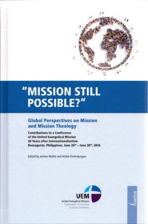 Die Texte des Buches sind auf einer Tagung der Vereinten Evangelischen Mission im Jahr 2016 in Dumaguete auf den Philippinen vorgetragen worden. Sie reflektieren den Stand der Mission, 20 Jahre nachdem die VEM internationalisiert wurde.