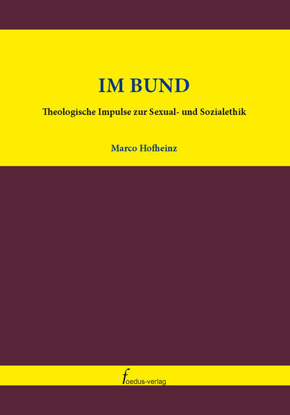 Das Buch „Im Bund“ enthält zwei Vorträge: „Gott im Bund. Theologische Explorationen zur Grundlegung der Ethik (mit einem sexualethischen Ausblick)“ und „Mit Gott und Mensch im Bund-Oder: Am entsprechenden Ort. Bundestheologie als Referenzrahmen einer Sexual- und Eheethik“. Beide Vorträge wurden während einer Rüstzeit im Februar 2020 vor Pfarrer*innen der Evangelisch-Reformierten Kirche gehalten. Ausgangspunkt bildete die gewissermaßen typisch reformierte Frage nach der Tragfähigkeit von Bundestheologie und Bundesethik im Blick auf aktuelle sexual- und sozialethische Fragestellungen.