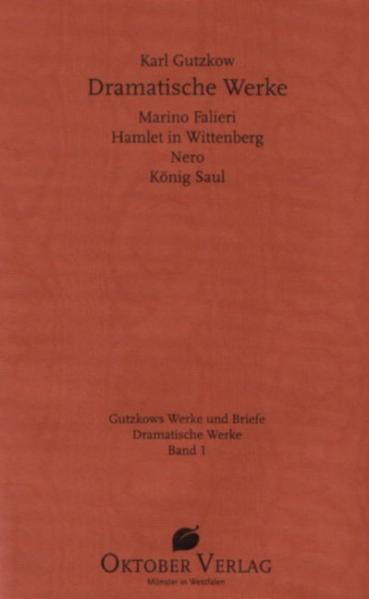 Gutzkows frühe Dramen, geschrieben zwischen 1834 und 1839, bezeugen in ihrem experimentellen Charakter die Suche des Autors nach neuen künstlerischen Ausdrucksformen und nach seinem Platz im literarischen Gefüge der Zeit, des sogenannten Jungen Deutschland. Die Fragment gebliebenen Lesedramen 'Marino Falieri' und 'Hamlet in Wittenberg' - in denen Vers- und Prosaabschnitte wechseln - können als ›zeitgenössische‹ Dramen bezeichnet werden, insofern die in ihnen dargestellten Welten nach den Paradigmen des 19. Jahrhunderts organisiert sind. Die prosimetrischen Monumentalentwürfe 'Nero' und 'König Saul' hingegen sind als Geschichtsdramen an handlungsmächtige, exzeptionelle Persönlichkeiten gebunden, die zur Reflexion über Geschichte selbst anregen. Angst vor dem Verlust der Herrscherposition und daraus folgende Ablehnung potentiell erfolgreicher Zukunftsentwürfe kennzeichnen die Figuren. Eine ›Lösung‹ hat der junge Gutzkow noch nicht zu bieten, seine Protagonisten fallen der Problematik zum Opfer. Zerstörung und Untergang werden in diesen frühen Entwürfen - die in ihrer Entstehungszeit nicht zur Aufführung gelangten - als Prämisse für die Konstituierung von etwas Neuem gesetzt. Der vorliegende Band leitet die Ausgabe sämtlicher dramatischer Werke Gutzkows ein. Die Dramen werden in der Fassung des ersten Buchdrucks zugänglich gemacht und durch dramaturgische Vermerke und Textdokumente Gutzkows aus späteren Ausgaben ergänzt. Das Nachwort von Diana Kainz und Hans Krah widmet sich der literaturhistorischen Einordnung der Texte. Eine Kommentierung der Dramen erfolgt sukzessive in der digitalen Gesamtausgabe (www.gutzkow.de).