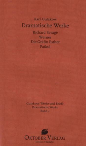 Die ersten Prosadramen Gutzkows, veröffentlicht bzw. uraufgeführt zwischen 1839 und 1843, entlarven die bestehenden politischen und sozialen Ordnungssysteme als nicht funktionsfähig und versuchen, gesellschaftliche Zukunftsentwürfe mit literarischen Mitteln zu propagieren. 'Richard Savage', 'Werner' und das Fragment 'Die Gräfin Esther' verhandeln den Konflikt zwischen der gesellschaftlich normierten Positionierung eines Subjekts und dessen individuellem Streben nach Autonomie. Wie im Falle von Gutzkows Bühnenerstling 'Richard Savage' ist die Handlung der Stücke häufig historisch motiviert, die dargestellten Welten jedoch folgen den Vorstellungen des 19. Jahrhunderts. Nicht historische Persönlichkeiten, sondern Protagonisten aus dem Alltag stehen im Vordergrund dieser ›zeitgenössischen‹ Dramen, in denen die Verhandlungsebenen auf ›kleinere‹ Systeme, vornehmlich das der Familie reduziert werden. 'Patkul' thematisiert weniger personeninhärente und gesellschaftliche Konflikte, sondern hinterfragt die Anwendbarkeit und Bewertung unterschiedlicher Medien und Kunstformen. In allen hier versammelten Texten inszeniert der jungdeutsche Dramatiker Gutzkow Öffentlichkeit und öffentliche Meinung als neue, diskursmächtige, aber ambivalente Größen, die die Handlungsspielräume der Figuren beeinflussen. Der vorliegende zweite Band setzt die Ausgabe sämtlicher dramatischer Werke Gutzkows fort. Die Dramen werden in der Fassung des ersten Buchdrucks zugänglich gemacht und durch dramaturgische Vermerke und Textdokumente - wie den ab 1845 von Gutzkow für die Aufführung empfohlenen, veränderten Schluss von 'Werner' - ergänzt. Das Nachwort von Diana Kainz und Hans Krah nimmt eine literaturhistorische Einordnung der Texte vor. Eine Kommentierung der Dramen erfolgt sukzessive in der digitalen Gesamtausgabe (www.gutzkow.de).