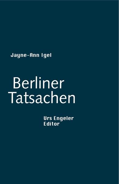 Auf den ersten Blick erscheint Berliner Tatsachen von Jayne-Ann Igel als Kolportage hinlänglich bekannter Versatzstücke der DDR-Realität: Mauer, Polizei, Kontrollen ... Bei genauerem Hinsehen entwickelt sich aber so etwas wie eine minimalistische Tragikkomödie, und man kann sich nicht sicher sein, ob der Zeitgenosse dieser Erzählung nur naiv ist oder ob ihm nicht gar der Schalk im Nacken sitzt. Ist dieser Zeitgenosse ein modernerer Vertreter jener umstrittenen Spezie der Inneren Emigration, wie wir sie aus zeitgeschichtlichen Diskursen kennen? Oder einer jener sans papiers, wie sie heute in jedem europäischen Land zu finden sind? Berliner Tatsachen lässt sich auch als Text über den Verantwortungsspielraum des Einzelnen in einem Land lesen, das von der dominierenden Geschichtsschreibung fast ausschließlich in seinen diktatorischen Zügen thematisiert wird. Sie behauptet, es habe für den Einzelnen keinerlei Freiheitsrechte gegeben, kaum Entscheidungsspielraum. Nachträglich werden an ihren eigenen Ansprüchen Scheiternde zu Opfern des Systems erklärt und so in einer anderen Weise wiederum zu Unmündigen gemacht. Doch ist hier von einem zu lesen, der durch eigene Unzulänglichkeiten in eine schwierige Situation geraten ist, und die Folgen dieser Unzulänglichkeiten werden dann von einem Staatswesen verstärkt, dessen diktatorischer Charakter nicht zu leugnen ist.