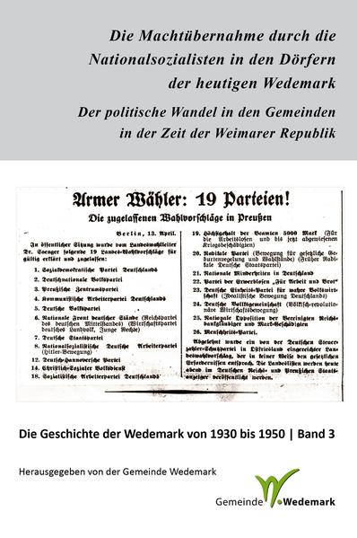 Die Machtübernahme durch die Nationalsozialisten in den Dörfern der heutigen Wedemark | Bundesamt für magische Wesen