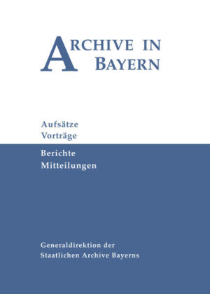 Archive in Bayern Band 8 (2014) | Bundesamt für magische Wesen