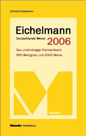 Eichelmann Deutschlands Weine 2006 bietet eine Einführung in die deutschen Weinanbaugebiete, alphabetisch geordnete Porträts zu den besten Erzeugern und die Bewertung und Beschreibung ihrer Weine. Preisangaben, Rebsorten-Glossar, Jahrgangstabellen und Register mit Schnäppchen- und Bestenlisten runden diesen einmaligen Führer ab.