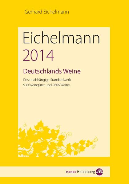 „Reich-Ranicki für Weingüter und Weine“ urteilte der Hessische Rundfunk, „der umfassendste und kritischste Guide zu Deutschlands Weinen“ die Zeit über vorausgegangenen Ausgaben. Nun liegt die neue Bestandsaufnahme deutschen Weins vor: „Eichelmann 2014 Deutschlands Weine“ bietet eine Einführung in die deutschen Weinanbaugebiete, alphabetisch geordnete Porträts zu den besten Erzeugern und die Bewertung und Beschreibung ihrer Weine. Preisangaben, Rebsorten-Glossar, Jahrgangstabellen und Register mit Schnäppchen- und Bestenlisten, sowie Ortsverzeichnis runden diesen einmaligen Führer ab.