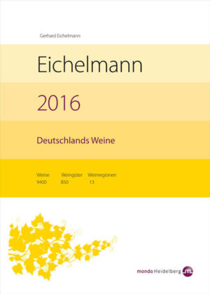 „Reich-Ranicki für Weingüter und Weine“ urteilte der Hessische Rundfunk, „der umfassendste und kritischste Guide zu Deutschlands Weinen“ die Zeit über vorausgegangenen Ausgaben. Nun liegt die neue Bestandsaufnahme deutschen Weins vor, durchgängig farbig bebildert: „Eichelmann 2016 Deutschlands Weine“ bietet eine Einführung in die deutschen Weinanbaugebiete, alphabetisch geordnete Porträts zu den besten Erzeugern und die Bewertung und Beschreibung ihrer Weine. Preisangaben, Rebsorten-Glossar, Jahrgangstabellen und Register mit Schnäppchen- und Bestenlisten, Orts- und Lagenverzeichnis runden diesen einmaligen Führer ab.