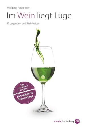 Um das Thema Wein ranken sich unzählige Mythen und Legenden, Halb- und Gar-nicht-Wahrheiten. In 99 Kapiteln berichtet der Journalist und Autor Wolfgang Faßbender von den haarsträubendsten Lügen und Märchen rund um den Rebensaft und erzählt beispielsweise, dass Wein längst nicht mehr liegend gelagert werden muss und der Korken keineswegs der beste Flaschenverschluss ist. Ein unentbehrlicher Ratgeber für Anfänger und Fortgeschrittene, die hinter die Fassade weinseliger Geschichten schauen wollen.