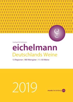 „Als umfassendster und kritischster Weinführer Deutschlands gilt der Eichelmann", schrieb das Börsenblatt im November 2017, „Das Standardwerk zum deutschen Wein steht auf der Rückseite des Einbands, zurecht. Übersichtlich, klar gegliedert, textstark." urteilte Caro Maurer im General-Anzeiger im Januar 2018: „Der Klassiker". Nun liegt die neue Bestandsaufnahme deutschen Weins vor, durchgängig farbig bebildert: „Eichelmann 2019 Deutschlands Weine“ bietet eine Einführung in die deutschen Weinanbaugebiete, alphabetisch geordnete Porträts zu den besten Erzeugern - darunter 100 neue Erzeuger - und die Bewertung und Beschreibung ihrer Weine. Preisangaben, Register mit Schnäppchen- und Bestenlisten, eine Übersicht der besten Bio-Winzer sowie ein Ortsverzeichnis runden diesen einmaligen Führer ab. Der Band ist bebildert mit Fotos von Andreas Durst zum Thema Terroir.