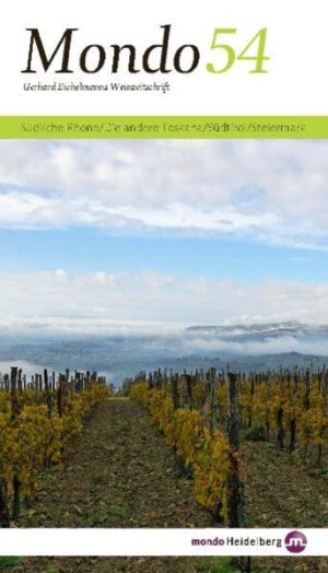 Ausgabe 54 beginnt mit einer Vorstellung der Weine der südlichen Rhone: Châteauneuf-du-Pape, Gigondas und Côtes de Ventoux. „Die andere Toskana“ präsentiert die besten Weine außerhalb der klassischen Gebiete Chianti Classico und Montalcino. Dazu werden Weine aus Südtirol und der Steiermark vorgestellt, weitere Weine aus aller Welt werden im Marktteil präsentiert.