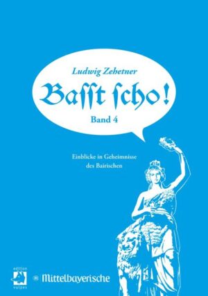 Der mit den ersten drei Bänden von „Basst scho!“ begonnene Spaziergang durch die Heimatsprache Altbayerns wird hier fortgesetzt mit weiteren Einblicken in die Geheimnisse des bairischen Dialekts, um zu zeigen, dass dieser ein eigenständiges sprachliches System darstellt. In Wortschatz, Grammatik und Idiomatik unterscheidet sich das Bairische nämlich sehr deutlich vom Schriftdeutschen. Wiederum gelingt dem Autor die Gratwanderung zwischen lockerem Plauderton und wissenschaftlicher Korrektheit.