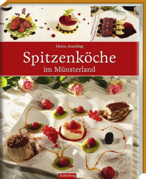 Töttchen, Panhas, Möhreneintopf oder Buchweizenpfannekuchen – die typische Küche aus dem Münsterland hat eine lange Tradition und ist weit über die Grenzen hinaus bekannt. Aber die Region zwischen Teutoburger Wald im Nordosten, der Lippe im Süden und der niederländischen Grenze im Westen hat kulinarisch noch viel mehr zu bieten. Dafür sorgen landauf und landab Köche, die ihre Gäste jeden Tag mit kreativen – und teils ausgefallenen – Ideen verwöhnen. Heinz Anschlag und Mike Hünting haben die besten Restaurants und ihre Köche besucht und ihnen ihre Lieblingsrezepte entlocken können. Daraus ist ein Buch entstanden, das nur schwer in eine Schublade gesteckt werden kann: Es ist Bildband, Kochbuch und Restaurantführer in einem. Aber egal, ob der Leser die fantastischen Rezepte nachkocht oder die Köche lieber persönlich besucht und sich von ihnen verwöhnen lässt – oder auch beides. Fest steht: Dieses Buch macht Appetit auf Kochen, Essen und das Münsterland.