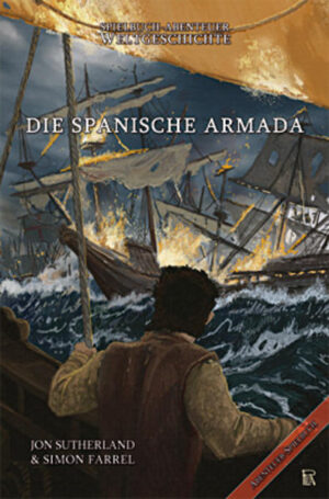 Erlebe die spektakulärsten Momente der Weltgeschichte und nimm aktiv daran teil. In der Reihe SPIELBUCH- ABENTEUER WELTGESCHICHTE entscheidest du über den Verlauf der Geschichte! „DIE SPANISCHE ARMADA“ führt dich zurück in die Zeit der Segelschiffe und Kriege auf hoher See. Zwei Großmächte des 16. Jahrhunderts stehen sich im entscheidenden Kampf gegenüber, als die mächtige Spanische Armada gen England segelt um Königin Elisabeth zu stürzen. In diesem Buch kannst du nun die große Seeschlacht miterleben, die die Weltgeschichte veränderte. Du selbst entscheidest den Verlauf deiner eigenen Geschichte! Deine Entscheidungen, dein Mut und deine Stärke bestimmen dein Schicksal und werden zeigen, ob du siegreich sein wirst oder ob du als Opfer der großen Schlacht auf hoher See zurückbleibst.