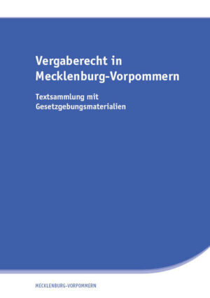 Vergaberecht in Mecklenburg-Vorpommern | Bundesamt für magische Wesen