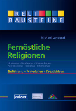 Der Band „Fernöstliche Religionen“ bietet eine thematische Einführung sowie eine Vielzahl von Arbeitsblättern und Ideen, die einen offenen und abwechslungsreichen Unterricht über die Religionen Asiens ermöglichen. Neben dem Hinduismus und dem Buddhismus werden auch die Religionen in China (Konfuzianismus, Daoismus) und Japan (Schintoismus) untersucht. Auch Erscheinungsformen fernöstlicher Religionen im Westen wie Yoga und Ayurveda als Heilmethode oder das Holi-Fest als Party-Event werden thematisert. Die Reihe ReliBausteine ist geeignet für den klassischen Unterricht, aber auch für die Umsetzung in offene Lernsituationen wie Lernstraßen, Stationen- oder Projektarbeit. Sie bietet Hilfen für Religions- und Ethikunterricht ab der vierten Klasse einschließlich der Sekundarstufe II, den Konfirmanden- und