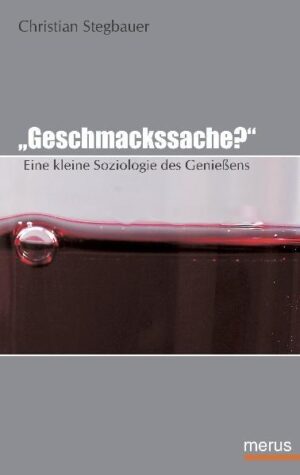 Sind die Geschmäcker wirklich so verschieden wie behauptet wird? Woher kommt unser Geschmack? Was ist dabei die Rolle der Anderen? Warum verbindet das was wir essen und trinken uns mit anderen Menschen? Wieso ist die Wahl eines bestimmten Weinglases beim ersten Besuch ein Gradmesser dafür, ob man sich näher kennen lernen möchte oder nicht? Obgleich wir selbst mit unserem ureigenen Geschmack darüber bestimmen, was uns schmeckt, sind unsere Vorlieben, ja sogar das, was wir auf der Zunge wahrnehmen, durch andere mitgeprägt ohne das dies uns im Alltag bewusst wäre. Das vorliegende Buch geht in zum Teil selbst erlebten Geschichten und überlieferten literarischen Anekdoten den Fragen nach, warum unsere eigenen Empfindungen und Geschmäcker so stark von anderen abhängig sind.