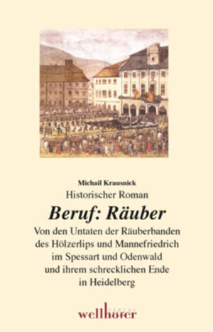 Das Buch ist so spannend zu lesen wie ein Krimi. Nur: Es ist kein Krimi. Den Mannefriedrich und die Hölzerlipsbande hat es wirklich gegeben: Zwischen Spessart und Odenwald trieben sie ihr Unwesen. Im Mai 1811 haben Sie an der Bergstraße bei einem Postkutschenüberfall einen Kaufmann getötet, sind später gefasst und in Heidelberg mit dem Schwert hingerichtet worden. Michail Krausnick hat nach alten Akten und Gerichtsprotokollen eine historische Reportage geschrieben, in deren Mittelpunkt ein Räuberdichter zur Schillerzeit steht: Philipp Friedrich Schütz, genannt Mannefriedrich, ein Liedermacher, Märchenerzähler und Musikant.Seine in der Heidelberger Haft in die Kerkerwand geschriebenen Lieder erzählenvom Leben der Vaganten und der Not der Arbeits- und Obdachlosen. "Die Armut, die war freilich schuld, Weil man sie nicht mehr hat geduld't. Die großen Herrn sind schuld daran, Dass mancher tut, was er sonst nicht getan!" Der mehrfach ausgezeichnete Räuber-Klassiker (über 70 000 Exemplare) in überarbeiteter Neuauflage