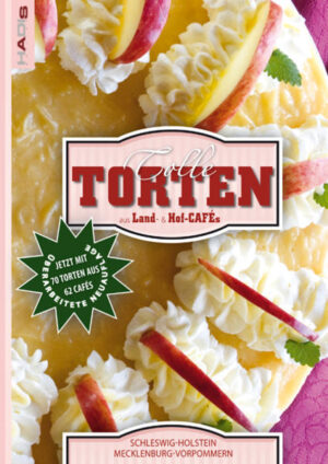 An der 1. Norddeutschen Tortenmeisterschaft auf der Niedersächsischen Landesgartenschau in Winsen an der Luhe nahmen u.a. 27 Land- & Hofcafés aus Schleswig-Holstein und 5 aus Mecklenburg-Vorpommern teil. In diesem Buch werden 73 Rezepte ihrer selbstgebackenen kulinarischen Köstlichkeiten vorgestellt. Von jeder Torte gibt es einen Querverweis zu einem der 32 Cafés auf dem Lande, bei der dieses Kunstwerk angeboten wird. So kann jeder entscheiden, ob er selbst backen oder sich in außergewöhnlich gastfreundlicher Umgebung verwöhnen lassen möchte.