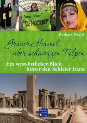 Geboren in Deutschland, als Tochter einer deutsch-dänischen Mutter und eines iranischstämmigen Vaters, wünscht sich die Autorin, einmal auch in Iran leben zu können. Doch das geht nur, wenn sich dort vieles verändert: wenn die Menschenrechte geachtet, Frauen nicht mehr gesteinigt, Homosexuelle nicht mehr hingerichtet, Oppositionelle nicht mehr verfolgt und Menschen nichtislamischer Glaubensrichtungen nicht mehr mit der Todesstrafe bedroht werden. Ihre große Hoffnung ist die Grüne Demokratiebewegung. Denn es gibt in Iran nicht nur aggressive Politiker, fundamentalistische Mullahs, fanatisierte Massen und ver-schleierte Frauen, aber davon wissen die meisten Menschen im Westen nicht viel. Um dieses einseitig negative Bild zu korrigieren und eine Brücke zwischen den Kulturen zu schlagen, nimmt uns Naziri mit in ihre andere Heimat. Über zweieinhalb Jahrzehnte begleiten wir sie bei Familienbesuchen und Reisen quer durchs ganze Land. Dabei treffen wir überall im Vielvölkerstaat Menschen, die auf Reformen hoffen und mit dem Westen in Frieden leben möchten. Lyrische Beschreibungen der faszinierend vielfältigen Natur wechseln ab mit Dialogen über die jeweilige gesellschaftliche Situation im Iran nach der Islamischen Revolution. Während uns die Autorin zur alten Königsstadt Persepolis, zu den Feuertempeln Zarathustras, zu den Grab-mälern großer persischer Dichter, zu märchenhaften Palästen, die aus „Tausendundeiner Nacht“ zu stammen scheinen, oder prächtigen Moscheen führt, erfahren wir von der großen und bewegten Geschichte des alten Persiens. Informationen über Eroberungen und Besatzungen, die das Land in jüngerer Zeit erdulden musste, helfen, das schwierige Verhältnis zur USA und zu anderen Großmächten differenziert zu betrachten. Wir erhalten Eindrücke von den Schwierigkeiten des iranischen Alltags, hören von den Folgen des Embargos, von Umweltverschmutzung, Bevölkerungsexplosion und Drogenproblemen, nehmen aber auch teil an Festen, werfen einen Blick in die persische Küche oder besuchen einen Schönheitssalon. Die barbarischen Strafen der Scharia, unter denen vor allem Frauen leiden, sind ebenfalls ein Thema, und wir erleben Männer im „Gottesstaat“, die Frauen nur achten, wenn sie sich dem strikten Regelwerk unterwerfen. Doch es ist hoffnungsvoll zu sehen, wie die Iranerinnen sich immer wieder Nischen schaffen, um den Tugend-wächtern zu entgehen, oder offenen Widerstand leisten - z.B. als Anwältinnen, Künstlerinnen, Filmemacherin-nen, Journalistinnen, Professorinnen, Studentinnen und als Mütter.