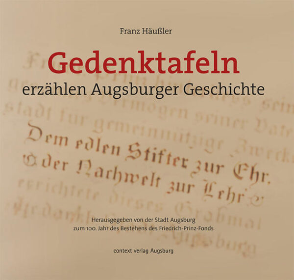 Gedenktafeln erzählen Augsburger Geschichte | Bundesamt für magische Wesen