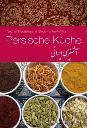 Dieses Buch wurde für alle Menschen geschrieben, die Freude am Kochen haben und bereit sind, für die Zubereitung eines guten Essens etwas Zeit aufzuwenden. Wer sich auf die persische Küche einlässt, wird erkennen, dass sich die Mühe lohnt. Safran, Kurkuma, Zimt und Kardamom verleihen den Gerichten das unvergleichliche orientalische Aroma. Getrocknete Limonen, Berberitzen und Granatapfelpüree bewirken ganz außergewöhnliche Geschmackserlebnisse. Die Farbenpracht einiger Zutaten bietet auch optische Anreize, die Gerichte auszuprobieren. Die Autorinnen haben mehr als 60 Rezepte zusammen getragen: von kräftigen Eintöpfen, über köstliche Fleisch-, Fisch- und Gemüsegerichte bis hin zu süßen Naschereien. Wer sich und seinen Gästen einmal etwas Besonderes gönnen möchte, findet hier vielfältige Anregungen.