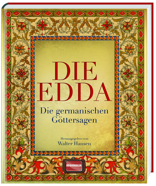 Die Texte der Edda sind die Vorlage fast aller überlieferten germanischen Göttersagen. Ohne die Schriften der Prosa- und Lieder-Edda, die sich in diesem Band veröffentlicht finden, wüssten wir nahezu nichts über die Götterwelt der Germanen, über Odin und Thor, Loki und den von ihm ermordeten Sonnengott Baldur, über Fenrirwolf und Midgardschlange. Wir wüssten nichts über die Götterburg Asgard oder das düstere Totenreich der Hel, nichts von Abenteuern und Kämpfen zwischen Asen und Riesen, nichts von Ragnarök, der Götterdämmerung Die Götterwelt der Germanen Seit jeher dient die Edda als Inspirationsquelle für künstlerische Werke aller Art, und auch heute noch verdanken sich ihr zahlreiche Romane, Filme und Serien. Durch die Handschriften der Edda wissen wir erst von der Götterwelt der Germanen, von Odin und Thor, von Loki und dem Sonnengott Baldur, von der Götterburg Asgard und dem düsteren Totenreich der Hel, von den Kämpfen zwischen Asen und Riesen, und von Ragnarök, der Götterdämmerung. Ein leichter Zugang zur germanischen Mythologie Der Herausgeber Walter Hansen macht es möglich, dass die Ursprungstexte der Göttersagen auch für den Leser ohne mythologische Vorkenntnisse gut zu verstehen sind. So sind die Erzählungen und Dichtungen der Edda in diesem Buch ergänzt um kenntnisreiche Einleitungen und hilfreiche Marginalspalten, in denen Begriffe, Metaphern und Namen erklärt und Hintergründe beleuchtet werden. Prosa-Edda und Lieder-Edda in einem Band Diese Ausgabe vereint die Texte der Prosa-Edda und Lieder-Edda in einem Band und stützt sich auf die Originaltexte der Übertragung durch den Germanisten und Dichter Karl Simrock aus dem 19. Jahrhundert. Die besondere Stärke dieser ersten und bis heute hochgeschätzten Übersetzung liegt darin, dass sie uns die Bildhaftigkeit der Dichtung und die sprachliche Rhythmik des altisländischen Ursprungstextes in unserer Sprache erleben lässt. Reichhaltiges Bildmaterial Zahlreiche farbige Abbildungen auf 16 Bildtafeln und eine Vielzahl von Schwarz-Weiß-Abbildungen im Text geben den Erzählungen der Edda zusätzlich Gestalt. Alte Handschriften, frühe Illustrationen und Gemälde aus unterschiedlichen Epochen vermitteln einen Eindruck davon, wie man sich die Akteure und Schauplätze der germanischen Mythologie zu verschiedenen Zeitpunkten in der Geschichte vorgestellt hat. Die hier veröffentlichten Texte stützen sich auf die Originaltexte der Simrockschen Übersetzung. Ausführlich und vom Herausgeber Walter Hansen in Fußnoten gekennzeichnet, werden dem Leser Begriffe vielerorts direkt erklärt und Handlungen verständlich gemacht.