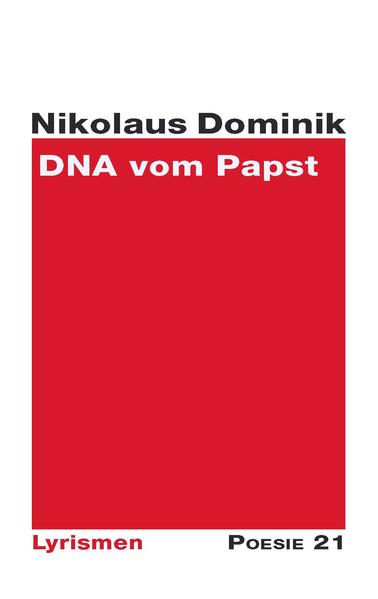 Gedichtband von Nikolaus Dominik, aus der Reihe Poesie 21