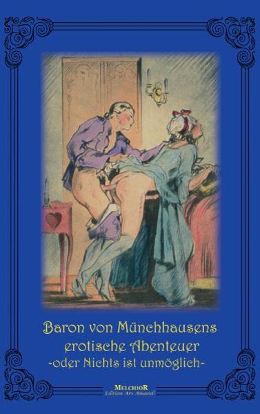 Münchhausens erotische Abenteuer oder Nichts ist unmöglich Der berühmte Lügenbaron, verheiratet mit Eleonore von Hochstapel, hat in seinem Leben oft über die Stränge geschlagen und keine Gelegenheit der körperlichen Liebe ausgelassen. Seine erotischen Memoiren schreibt er mit heruntergelassener Hose, wobei ihm wohl bei vielen Erinnerungen sein Glied zu Kopf gestiegen sein muss. Münchhausen, ausgestattet mit einem 40 cm „Ladestock“, liebt in einer Nacht gleich 28 Mädchen, übt sechs Wochen ununterbrochenen Beischlaf aus, ist Sexsklave einer Prinzessin und bringt nach 904 heftigen Stößen ein Hotelbett zum Einsturz. Erleben Sie unglaubliche Zoten am laufenden Meter! Witzig, spritzig, direkt und mit höchster Wahrheitsgarantie!