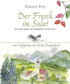 Im Rosengarten ihrer Freundin Florentine bewirtete die schrullige Tante Lulu ihre Verwandten und Freunde mit Anekdoten und Süßspeisen. Nur eines überschattete bisweilen die Unbeschwertheit der traumhaften Sommerabende: der mysteriöse Tod von Florentines Mutter. Diese Gartengesellschaft, ein wahres Panoptikum kauziger und drolliger Charaktere, lieferte den Stoff für unzählige Geschichten, die in einer unverwechselbar humorvollen und plastischen Sprache erzählt werden. Die Liebe der Autorin zu Blumen und Blüten prägt auch dieses Buch, hier in Form von Tuschezeichnungen. Tante Lulus Köstlichkeiten entstammen einem über hundert Jahre alten Kochbuch.