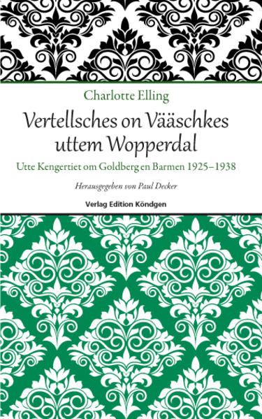 „Watt för’n Verlost för use Monkart, user Platt“, wenn dieses Kleinod Wuppertaler Sprachkultur den Freunden dieser Heimatsprache vorenthalten worden wäre. Geschrieben mit so viel Humor und Herzlichkeit läßt Charlotte Elling den Leser teilhaben an vielen Ereignissen und Episoden eines langen und erfüllten Lebens in ihrem Barmen - ein Stück gelebtes und erlebtes Wuppertal. Herrliche Dönekes (Anekdoten) wechseln sich ab mit lustig-liebenswerten Vääschkes (Versen). Ein absolutes „Muss“ für jeden Liebhaber der Wuppertaler Mundart, eine Bereicherung für jede lokale Literatursammlung.