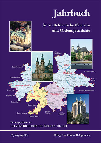 Mitteldeutschland verfügt über eine reiche kirchen- und ordensgeschichtliche Tradition, die in dieser Jahrbuchreihe regelmäßig mit unterschiedlichen Schwerpunkten behandelt wird. I. AUFSÄTZE II. BEITRÄGE III. MISZELLEN IV. QUELLEN VI. REZENSIONEN VII. NEKROLOGE