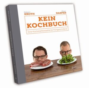 Endlich Platz für Genuss Dieses Buch räumt Ihre Küche frei - mit frischen Gedanken und Rezepturen zum Experimentieren. Die Kochbuch-Abteilungen in den Buchhandlungen werden immer größer, die Regale mit den Produkten der Superköche in den Feinkostabteilungen immer länger. Kein Fernsehsender, der nicht mindestens eine Kochshow im Programm hat. Und trotzdem: Die Deutschen ernähren uns so schlecht wie lange nicht. Wir lassen uns verwirren von immer neuen Heilsbotschaften der Halbgötter in weißen Kochjacken. Dürfen wir Knoblauch pressen, ist Rotwein zum Fisch ein Kapitalverbrechen, und ist Salz aus der Kalahari wirklich besser als die Kristalle aus Bad Reichenhall? Schluss damit! Das Buch Kein Kochbuch räumt auf mit Küchendogmen und Ernährungsmythen und schafft Platz. Für Genuss. Mit den Autoren, Restaurantkritiker Robert Kroth und Spitzenkoch Oliver Rasper, entdecken wir wieder den Spaß am Essen. Das Duo kämpft gegen die Diktatur am Herd und verteidigt mit Gabeln und Zähnen das Recht auf den eigenen Geschmack. Sie mögen Hamburger? Prima! Sie essen gern mal ein schönes Schmalzbrot? Gut so! Stehen wir zu unserem eigenen kulinarischen Ich. Das erfordert Mut. Aber wo sollte man den aufbringen, wenn nicht bei einem wirklichen Grundbedürfnis des Menschen - beim Essen. Die Autoren stellen in ihrem Buch viele alte und neue Ess-Regeln auf den Prüfstand, enttarnen dabei manche als langlebige Kulinariklüge. Wundern Sie sich mit uns, und Schmunzeln Sie über die Eitelkeit der Akteure. Gibt es am Ende gar keine Regeln mehr? Doch, meinen Kroth und Rasper. Dinge in Zweifel zu ziehen bedeutet nicht Beliebigkeit. Nur wer eine Regel kennt, darf sie brechen. Ihre wichtigste Botschaft: Wir müssen wieder schmecken und vergleichen lernen, Zutaten in ihrer Qualität erkennen. Dazu gibt es in diesem Buch eine ganze Reihe von Ideen in Form von Rezepturen. Sie dienen nicht dem sklavischen Nachkochen. Es sind allesamt Empfehlungen und Anregungen, die uns zum Experimentierten ermutigen sollen. Das Credo der Autoren: Lesen Sie, lachen Sie, probieren Sie, verwerfen Sie. Und: Genießen Sie!