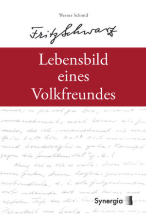 "Ein wichtiges Dokument der Schweizer Kulturgeschichte nennt Peter von Matt die Jugenderinnerungen des Berner Lehrers, Politikers, Publizisten und Verlegers Fritz Schwarz, der 1887 als fünfzehntes Kind von Emmentaler Bauern zur Welt kam. Sie brechen mit den Erfahrungen des jungen Lehrers mit seinen Schülern ab. Werner Schmid zeichnet nun mit dem "Lebensbild eines Volksfreundes" die erstaunliche Biografie von Fritz Schwarz nach. Es ist die Geschichte eines Kämpfers, der sich zeitlebens für Wahrheit und Gerechtigkeit einsetzte und, obwohl es immer wieder Rückschläge gab, nie seine Menschlichkeit und seinen Humor verlor. Als junger Lehrer und Familienvater gab er seine sichere Stelle auf, um sich voll in den Dienst der Sache zu stellen, die er als richtig erkannt hatte: So kämpfte er als bekanntester Vertreter der Freiwirtschaftslehre von Silvio Gesell in der Politik für ein gerechtes Bodenrecht, für die feste Kaufkraft des Geldes - was ihm sogar einen zustimmenden Brief von Albert Einstein eintrug - und gegen das Zinssystem. In zahlreichen Vorträgen und Büchern, deren Klarheit noch heute verblüfft, untermauerte er seine Thesen.