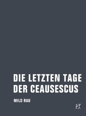 Die Bilder der Aburteilung und Hinrichtung der Ceausescus am 25. Dezember 1989 gruben sich als düsteres Negativ der samtenen Revolutionen tief ins kollektive Unbewusste mehrerer Generationen westlicher Fernsehzuschauer. Das International Institute of Political Murder - IIPM nahm dieses Ereignis zum Anlass umfangreicher Recherchen vor Ort. Die mit dem General, der die Ceausescus verriet, dem Soldaten, der sie erschoss und vielen weiteren Zeitzeugen geführten Gespräche ergeben ein Panorama des Untergangs eines der zugleich absurdesten und totalitärsten Regimes der Weltgeschichte. Die daraus entstandene Re-Inszenierung dieses letzten europäischen Schauprozesses wurde im Rahmen der rumänischen Voraufführungen kontrovers diskutiert. „Die letzten Tage der Ceausescus“ versammelt neben dem Prozesstransskript und den Gesprächsprotokollen zur rumänischen Revolution eine Fülle an Dokumenten aus Recherche und Inszenierung. Der reich bebilderte Band wird komplettiert von Theorie- und Sachbeiträgen von Friedrich Kittler, Andrei Ujica, Heinz Bude, Gerd Koenen, Ion Iliescu u. a. Das International Institute of Political Murder - IIPM (www.international-institute.de) wurde im Jahr 2007 mit Sitz in Berlin und Zürich gegründet, um den Austausch zwischen Theater, bildender Kunst, Film und Forschung auf dem Gebiet des Reenactments - der Re-Inszenierung geschichtlicher Ereignisse - zu intensivieren und theoretisch zu reflektieren.