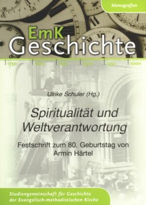 Festschrift zum 80. Geburtstag von Armin Härtel, der von 1970 bis 1986 Bischof der Evangelisch-methodistischen Kirche in der DDR war.