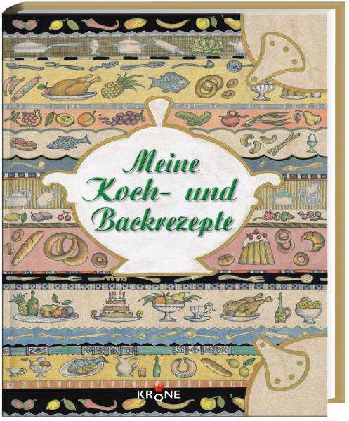 Das liebevoll gestaltete Koch- und Backrezepte-Buch von Katherina Yerokhina. lädt jeden Hobbykoch dazu ein, eigene Koch. und Backideen festzuhalten.