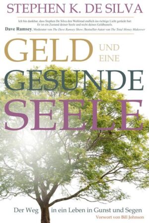 Es gibt viele gute Bücher über Geld. Aber dieses Buch prophezeit und bereitet uns auf eine Reise mit göttlichem Ziel vor, diese ist so viel größer als das, was wir bisher kannten. Dieses Buch ist sowohl praktisch als auch visionär. Es ist sauber strukturiert und zugleich prophetisch. Ein übernatürlicher Umgang mit Geld ist möglich! Stephen hat den Wohlstand endlich ins rechte Licht gerückt: dieser ist ein Zustand der Seele und nicht des Geldbeutels