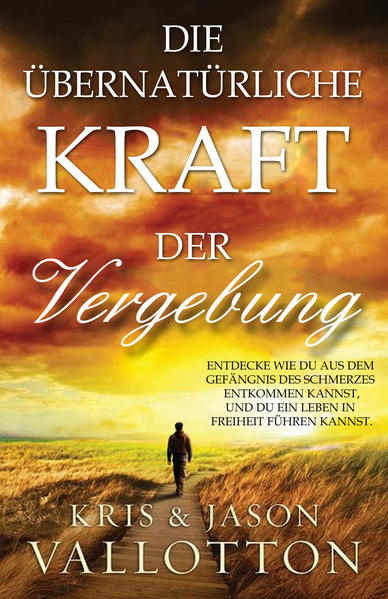 Gottes Plan ist nicht, dass er jeden Schmerz von den Gläubigen fernhält. Tatsächlich nutzt er schwere Zeiten damit seine Kinder mehr und mehr in ihre Bestimmung hineinfinden. Jason Valloton dachte, dass die Welt untergeht, als er herausfand, dass sein Frau Heather eine Affäre hat und plante ihn und seine Kinder zu verlassen. Anhand seiner eigenen Geschichte zeigt Jason Vallotton in einer bewegenden Art und Weise wie Gott heilt, und fordert den Leser auf sein Verständnis von Erlösung neu zu definieren. Zusammen mit seinem Vater Kris Vallotton zeigt Jason wie Gläubige mit schweren Zeiten und tiefsten Verletzungen umgehen können damit Gott die Grundlage für eine vollkommene Wiederherstellung und Befähigung den Weg weiterzugehen legen kann. Es ist schwer emotionale Wunden als ein Geschenk zu sehen, solange sie noch diesen tiefen Schmerz verursachen. Beim Lesen des Buches "Die übernatürliche Kraft der Vergebung" wird der Leser entdecken das Gott nicht nur seine Wunden heilen kann, sondern wie der Prozess der Heilung ihn zu einem ganzheitlichen, erfüllten, und kraftvollen Leben führen wird.