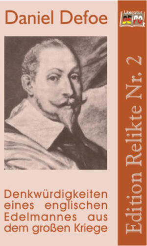 Daniel Defoe - eigentlich Daniel Foe - wurde vermutlich 1660 als Sohn eines Fleischers geboren und streng presbyterianisch erzogen. Er sollte Geistlicher werden, schlug jedoch die Laufbahn des Kaufmanns ein. Er musste auf Grund des Krieges zwischen England und Frankreich seinen Bankrott anmelden. Weltberühmt wurde er mit seinem Roman „Robinson Crusoe“, an dem er zu Lebzeiten nur wenige Pfund verdiente. Er starb am 26. April 1731 in London. Daniel Defoe - Denkwürdigkeiten eines englischen Edelmannes aus dem großen Kriege Der vorliegende Band ist ein Artefakt, das sich durch eine vollendete Beobachtungsgabe auszeichnet und stellenweise an einen Reisebericht erinnert. Im Vordergrund steht der Einmarsch Gustav Adolfs von Schweden in Deutschland, in welchen die Hauptprotagonisten ungewollt verstrickt werden und so manches pikante und deftige Abenteuer erleben.