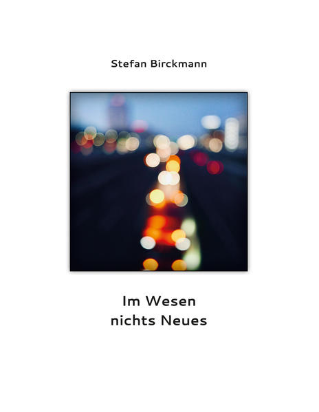 Wiederkehr des ewig Gleichen. Reflektionen und Einsichten. Wie schon in „Zeit ist nur für die Verstoßenen“ und „Momentaufnahmen plus 1“, stehen wieder Gedichte und Fotografien im Mittelpunkt.