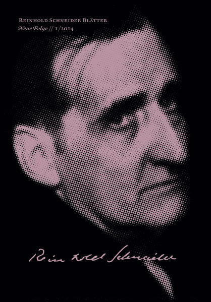 Mit Auflösung der Reinhold-Schneider-Gesellschaft ist leider auch eines der wichtigsten Publikationsorgane der Schneider-Forschung eingestellt worden. Im Jahr 2009 erschienen die Reinhold Schneider Blätter, die sich in einundzwanzig Ausgaben dem Leben und Wirken des Freiburger Dichters gewidmet hatten, zum letzten Mal. Der Ralf Schuster Verlag Passau, in dem seit 2008 bereits mehrere Sammelbände und Monographien zu Reinhold Schneider erschienen sind, hat sich nun vorgenommen, eine Zeitschrift zu begründen, die die Zielsetzungen der Reinhold Schneider Blätter weiter verfolgt. Die Neue Folge der Reinhold Schneider Blätter wird von Dr. Stephan Lüttich herausgegeben und soll ab 2014 als Jahrbuch für christliche Literatur des 20. und 21. Jahrhunderts erscheinen. Leben und Werk Reinhold Schneiders werden in germanistischer, historischer, theologischer und biographischer Perspektive beleuchtet, aktuelle Entwicklungen beschrieben und neue Publikationen besprochen. So wird in der ersten Ausgabe der Aufsatz von Prof. Dr. Gerd Biegel den spannenden historischen Kontext von Schneiders Erzählung „Kaiser LotharsKrone“ entfalten, während ein Beitrag von Rudolf Hubert zeigen kann, welche Relevanz das Spätwerk des Dichters für den aktuellen Dialog mit Nichtchristen (nicht nur) in den neuen Bundesländern besitzt. Regelmäßig wird ein Bericht aus der Badischen Landesbibliothek in Karlsruhe die Arbeit des Reinhold-Schneider-Archivs vorstellen. Im ersten Heft beschreibt Dr. Annika Stello den Bestand und die Erschließung des Nachlasses Maria van Looks. Darüber hinaus weitet die Neue Folge-anders als die ursprünglichen Reinhold Schneider Blätter-ihren Blick auch auf andere christliche Schriftsteller des 20. und 21. Jahrhunderts. Dr. Antje Kleinewefers und Matthias Attig bieten hier mit Interpretationen der Novellen „Am Tor der Himmels“ von Gertrudvon le Fort sowie „Der spanische Rosenstock“ von Werner Bergengruen interessante Perspektiven. Auch weitere Berichte und Rezensionen rund um Reinhold Schneider und die christliche Literatur der Moderne finden regelmäßig ihren Platz in der Neuen Folge der Reinhold Schneider Blätter.