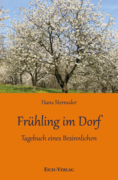 Ein hochinteressantes und abwechslungsreiches Buch in Tagebuchform. Hier offenbart sich die vielgestaltige Weltsicht Hans Sterneders. Volkskundliche Hinweise auf altes Brauchtum und Bauernwissen stehen gleichberechtigt neben Naturbeobachtungen, mystischen Erfahrungen, alltäglichen Begebenheiten und spirituellen Erkenntnissen. Die Wiener Volkszeitung bezeichnete „Frühling im Dorf“ 1928 als Sterneders „gereiftestes, innigstes und innerlichstes Werk, das Bekenntnisbuch eines wahrhaftigen Dichters, Gestalters, Sehers und Predigers.“ Und der Berliner Lokalanzeiger nannte es „ein Buch für stille Stunden, von dem man wünschen möchte, dass es recht viele Leser findet.“