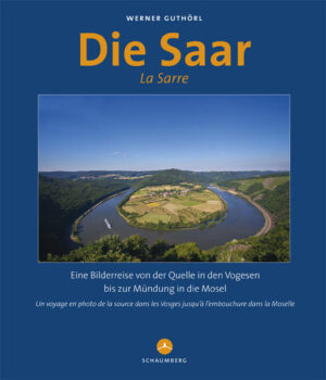 Die Saar _ Eine Bilderreise von der Quelle in den Vogesen bis zur Mündung in die Mosel Warum die Saar? Zu allererst wegen der interessanten geografischen Lage. Von der Quelle in den Vogesen bis zu ihrer Mündung in die Mosel durchfließt sie sehr unterschiedliche Landschaften: Aus dem im Tertiär sich aufwölbenden Mittelgebirge der Vogesen kommend, pendelt sie in den flachen neuzeitlichen Ablagerungsflächen des Pariser Beckens, um in einem gewaltigen Durchbruch durch das im Erdaltertum entstandene Rheinische Schiefergebirge bei Konz in die Mosel zu münden. Wie sehr sie auch die Menschen an ihren Ufern in ihren Bann gezogen hat, erschließt sich rasch durch die unzähligen Orts- und Landschaftsnamen, die bis heute den Bestandteil Saar«/»Sarre« tragen. So habe ich das Objektiv meiner Kamera stets auf den Fluss gerichtet, ohne aber markante und herausragende Elemente an ihren Ufern außer Acht zu lassen.