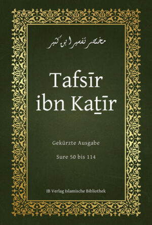 Zu den herausragendsten tafāsīr gehört zweifelsohne der tafsīr vom Imām al-Ḥāfiẓ ʿImāduddīn Abū-l-Fidāʾ Ismāʿīl ibn al-Ḫaṭīb Abī Ḥafṣ ʿUmar ibn Kaṯīr aš-Šāfiʿyy-kurz Tafsīr ibn Kaṯīr genannt. Im arabischen Original ist es ein fünfzehnbändiges Meisterwerk. Ibn Kaṯīr legte bei seiner Arbeit besonderen Wert auf die Erläuterung des Qurʾān durch den Qurʾān, durch authentische Überlieferungen des Propheten Muḥammad-Allāh segne ihn und schenke ihm Frieden -, die Erläuterungen der Gefährten und deren Nachfolger der ersten drei Jahrhunderte. Da Ibn Kaṯīr seinen tafsīr aber in erster Linie für Islamwissenschaftler verfasste, beinhaltet er im arabischen Original seitenlange Diskussionen über Überlieferungen und sprachwissenschaftliche Details. Diese Ausführungen stellen sogar solche Leser vor eine große Herausforderung, die die arabische Sprache sicher beherrschen und über weiterführende Kenntnisse der islamischen Wissenschaften verfügen. Die vorliegende Ausgabe wurde in einer wissenschaftlichen Art und Weise für den deutschsprachigen Leser zusammengefasst, deren Methodik im Vorwort des Übersetzers ausführlich erläutert wird. Sie verliert in keiner Weise an Nutzen für den normalen Leser. Im Gegenteil kommt auf diese Art der Kern des tafsīr direkt zum Vorschein und wird dem Leser sehr verständlich aufbereitet. Somit eignet sich diese Ausgabe hervorragend für jeden deutschsprachigen Leser und kann mühelos durchgearbeitet werden.