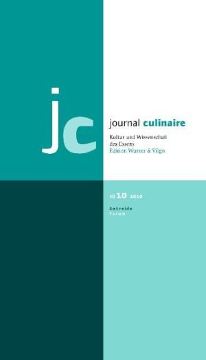 Das Jubiläumsheft des Journal Culinaire widmet sich in seinem Fokus dem Getreide. In fast allen Regionen der Welt bilden Samen von Pflanzen aus der recht kleinen Familie der Süßgräser die Lebensgrundlage der Menschen. Das allein ist Grund genug, sie in einen eigenen Fokus zu stellen. Die Breite des Themas erfordert eine solide Informationsbasis. HANS-PETER KAUL veranschaulicht in seinem einleitenden Beitrag die Systematik und Verwendung von Getreide und Pseudogetreide. Entgegen unserer Übung, der Arbeit von Köchen in einem eigenen Projekt Geltung zu verschaffen, schließen sich die Beiträge der Küchenchefs diesmal direkt an thematisch naheliegende Texte an. HUBERT HOHLER widmet sich sehr pragmatisch dem Garen von Getreide, CARSTEN GIRLICH bereitet ein Einkorn-Gericht zu. Wie aus Korn Brot wird, zeigt GERHARD RUSS unter dem Titel „Nahrung aus Getreidegräsern“. THOMAS MIEDANER geht der nicht unumstrittenen Frage „Immer neue Sorten – warum eigentlich?“ nach. Die Offenlegung des Wegs, wie die Pflanzenzüchtung zu qualitativ hochwertige Sorten kommt, kann zu einer Objektivierung der zum Teil emotional geführten Diskussion beitragen. MARTIN ZARNKOW bearbeitet einen Forschungsbereich, der vor allem bei Biertrinkern Interesse hervorrufen wird. Seine Ausführungen zur „Malzbereitung. Nicht aus Gerste allein“ deutet an, dass eine Beschränkung auf bestimmte Getreidesorten von der Sache her nicht nötig ist. JENS BOMKE schildert seine Kindheitserfahrungen mit „Kornkaffee und Muckefuck“, Kaffee-Ersatz, der zumindest in der deutschen Tradition zu einem großen Teil aus gemälztem Getreide hergestellt wurde. Als versierter Koch nimmt er diese Erinnerung produktiv auf und kombiniert den prägnanten Geschmack von Kornkaffee mit bester Kuvertüre. Den Diskurs um die Nutzung natürlicher Ressourcen als Nahrung oder regenerativem Rohstoff bringt CORNELIUS JANTSCHKE auf den Punkt: „Tank oder Teller?“ lautet seine pointierte Frage, die nach seinen faktenreichen Ausführungen vom Leser selbst beantwortet werden kann. THOMAS VILGIS beschließt den Fokus. Er nimmt mit der Stärke den bestimmenden Inhaltsstoff der Süßgräser nach Molekularstruktur, Eigenschaften und Nährwert unter die Lupe. Im Forum kommt zuerst ULRIKE WEILER zu Wort mit dem zweiten Teil ihres Artikels „Fleisch – schlechter Ruf und hoher Genuss“. Bei aller wissenschaftlichen Tiefe sind ihre Ausführungen auch für engagierte Verbraucher praxisnah und in die Einkaufswirklichkeit umsetzbar. Der Berliner Koch MICHAEL HOFFMANN beschreibt in der „Reifeprüfung“ seinen beeindruckenden und vor allem sensiblen Weg, Geflügel und Fleisch zu reifen. GERNOT KATZERS „Chemie der Gewürze“ kommt mit den nichtflüchtigen Inhaltsstoffen von Gewürzen zum Abschluss. Der dreiteilige Aufsatz hat das Journal Culinaire sehr bereichert und wir hoffen sehr, Dr. Katzer mit seinem Schatz an Reiseerfahrungen im indisch-asiatischen Raum bald wieder als Autoren begrüßen zu dürfen. Der Soziologe KARL-MICHAEL BRUNNER mahnt uns eindringlich zu einer sozialen Differenzierung des Geschmacks. Kulinarischen Globaldiagnosen und esskulturellen Vereinfachungen steht er mit guten Gründen skeptisch gegenüber. TILL EHRLICH hat sich der „Weinfarbe in der Weinverkostung“ angenommen. Seine Überlegungen zur Wirkkraft der Farbe fördert Bedeutungs-Schichten zutage, die im Alltäglichen meist verborgen bleiben, aber für die Kultur bildende Kraft des Weins konstitutiv sind. Der katholische Theologe RAINER HAGENCORD hat in Münster, wie im Editorial des Journal Culinaire No. 9 mitgeteilt, Ende des vergangenen Jahres als An-Institut der Philosophisch-Theologischen Hochschule ein „Institut für Theologische Zoologie“ eröffnet. Seine Ausführungen unter dem Titel „Zeit für eine theologische Zoologie! Eine biologisch-theologische Würdigung der Mitgeschöpfe“ breiten sein inhaltliches Programm aus. Einen bedenkenswerten Abschluss findet das Heft mit dem ersten von drei Teilen einer Reihe, in der JÜRGEN HÄDRICH den Zusammenhang zwischen „Essen und Langlebigkeit“ in (vor allem) der europäischen Geschichte in den Blick nimmt. Von hier aus lassen sich kritische Schnittstellen zwischen „gesunder Ernährung“ und „Genuss“ besser verstehen. Das Erscheinen der No. 10 des Journal Culinaire ist ein guter Anlass, auf die Arbeit der vergangenen fünf Jahre zurückzublicken. Sie war für uns jederzeit bereichernd. Die Begeisterungsfähigkeit und das Engagement der Autorinnen und Autoren – aus den Wissenschaften wie aus der Praxis – ist ungebrochen. Ihnen sei an dieser Stelle von ganzem Herzen gedankt. Aber wir haben noch lange nicht genug gelernt. Unser Informations- und Bildungshunger ist nicht gesättigt. Viele Fragen rund um die „Kultur und Wissenschaft des Essens“ sind offen oder müssen noch gestellt werden. Kompetente Menschen zu finden und zu überzeugen mitzuarbeiten: das bleibt unsere schöne Aufgabe.