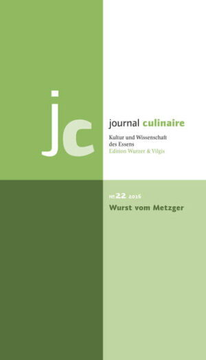 Zum ersten Mal ziert den Titel des Journal Culinaire nun ein Handwerk. Damit brechen wir eine wertschätzende Lanze für handwerklich arbeitende Metzger. Sie stehen seit Jahren unter einem nicht nur produktiven Druck. - Wegen des Berufsimages und der demografischen Entwicklung tendiert die Zahl der Auszubildenden gegen Null. Damit stehen sie nicht alleine. Ähnliches gilt für die meisten Ausbildungsberufe gerade in den Lebensmittelhandwerken. - Dazu geben sich die europäischen wie nationalen Gesetzgeber im Verein mit ihren nachgeordneten Behörden jede erdenkliche Mühe, das industrielle Schlachten als Nonplusultra in Bezug auf das Tierwohl ebenso wie die Fleischhygiene darzustellen. Kleine und handwerkliche Metzgereien sind unter dieselben Verordnungen gestellt worden wie die großen Schlachthöfe. Sie müssen sich dem beugen - und zerbrechen nicht selten schon finanziell an den Vorgaben. - Nicht zuletzt haben die großen industriellen Fleisch- und Wursthersteller in den vergangenen zwei Jahrzehnten bemerkenswerte Fortschritte gemacht. Sie bieten technologisch gekonnte, mikrobiologisch sichere und auch geschmacklich hervorragende Produkte in einem weiten Produktspektrum an. In den Frischetheken der Supermärkte erwarten den Konsumenten überwältigend vielfältige Erzeugnisse - Frischfleisch wie Wurstwaren - nicht nur aus dem eigenen Land. Der lokale Handwerker kann die vielfältige und internationalisierte Materialschlacht der Vollsortimenter kaum gewinnen. Er wird sich spezialisieren müssen. Er wird seine handwerkliche Kompetenz an den Punkten ausspielen lernen, an der die industriellen Erzeuger schwächeln: Trotz aller mehr oder weniger überzeugenden Zertifikate und Label ist der persönliche Kontakt zum Züchter der von ihm verarbeiteten Tiere ein unüberbietbarer Vorteil der Handwerksmetzger. Fütterung und Haltung, Genetik und Rasse spielen Rollen, die nicht ausschließlich über betriebswirtschaftliche Effektivität verhandelt werden können. Darüber hinaus geht es auch um die für den Kunden sichtbare Verarbeitung des ganzen Tieres. Die Rolle der Schlachtung ist ungeachtet der vermeintlichen „Sicherheit“ der Schlachthöfe wieder in der Diskussion. Schon vor einiger Zeit hat das Journal Culinaire mit einem Beitrag von Lea Trampenau zum Weideschuss von Freilandrindern darauf hingewiesen (JC No. 17, 97-102). Im Dezember 2015 veröffentlichte Forschungen von Katrin Juliane Schiffer (On-farm slaughter of cattle via gunshot method, Shaker Verlag Aachen) nahmen den Zusammenhang zwischen Kugelschuss und Fleischqualität in den Fokus - mit vorteilhaften Ergebnissen in allen Parametern. Daran schließt sich nicht zuletzt der technologische Vorteil an, Warmfleisch zu verarbeiten. Dazu findet sich in diesem Journal Culinaire vielfältiges Material. Überhaupt wird in der Zukunft die Fähigkeit der handwerklichen Lebensmittelerzeuger von zunehmender Bedeutung sein, ihre eigene Kompetenz an ihre Kunden weiterzugeben. Bildung und Aufklärung der Kunden sind ihre Domäne, nicht die der Industrie, die sich immer deutlicher an den Vorstellungen und Erwartungen der Kunden orientiert. Einen Kompetenzzuwachs auf Seiten der Verbraucher, der wirkliche Entscheidungen erst ermöglichen würde, wird so nicht generiert. Wir wünschen Ihnen - wie immer - einen ertragreichen Lesegenuss, Martin Wurzer-Berger Thomas Vilgis