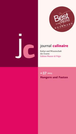 Einen ungewöhnlichen Blick auf die menschliche Ernährung wirft das Journal Culinaire No. 37 »Hungern und Fasten«. Immer wieder leuchteten beide Aspekte schon in früheren Ausgaben auf. Unter anderen haben Anna Daller, Regina Frisch und Herbert Buckenhüskes in den Journal Culinaire No. 14 »Öl, Butter und Schmalz«, No. 18 »Frische Milch«, No. 22 »Wurst vom Metzger«, No. 27 «Reifung als Kulturleistung« oder No. 32 »Vegetarisch und vegan« in ihren Beiträgen bedenkenswerte Inhalte zusammengetragen, die eine erneute Lektüre verdienen. Nun schlagen wir zeitlich wie thematisch einen weiten Bogen von freiwilligem »Fasten« aus historischer und gegenwärtiger Sicht bis zu erlittenem oder selbst auferlegtem »Hungern«. Das führt unzweifelhaft in einen Grenzbereich menschlicher Existenz, der sonst selten ins Gesichtsfeld gelangt. Ändern wir uns oder werden wir geändert? Ein mündiger Bürger in gesicherten Lebensverhältnissen ist sich seiner individuellen Freiheitsrechte bewusst und verwahrt sich gegen jegliche Eingriffe, auch bei seiner Ernährung. Er muss sich aktiv mit seiner Essbiografie und -gegenwart auseinandersetzen und hat sie - im Guten wie im Schlechten - selbst in der Hand.