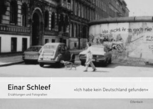 Der Zufall der Jahrestage fordert dazu auf, einen bisher wenig beachteten Aspekt im literarischen und fotografischen Werk Einar Schleefs 2011 in den Blick zu nehmen: Deutlicher noch als während der Jahre in der DDR bildet nach seiner „Republikflucht“ die Berliner Mauer, deren Bau sich am 13. August zum fünfzigsten Mal jährt, ein zentrales Motiv in einer Reihe von Erzählungen und Tagebuchnotizen Schleefs, der am 21. Juli 2001 auf dem Höhepunkt seines Schaffens überraschend starb. Immer wieder sucht das Erzähler-Ich das „Bollwerk“ auf, die Spaziergänge „enden immer irgendwann an der Mauer“. - Dieser Band versammelt Erzählungen und Tagebuchnotizen, darunter zahlreiche bisher unveröffentlicht, sowie bislang nur in Ausstellungen gezeigte Fotografien der Berliner Mauer aus den achtziger und neunziger Jahren.