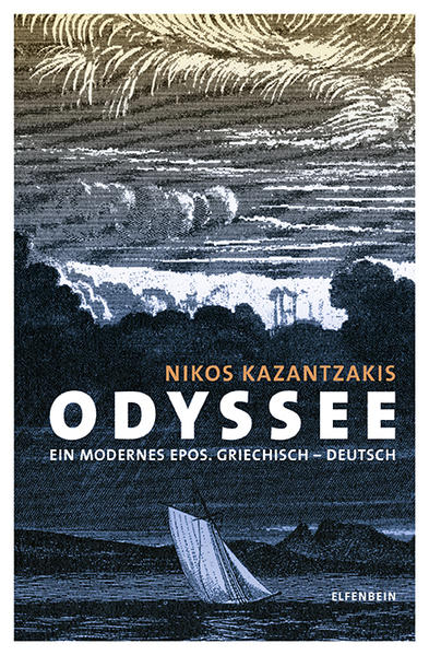 Kazantzakis’ dichterisches Hauptwerk, das Homers Epen fortschreibt, ist länger als dessen „Ilias“ und „Odyssee“ zusammen: In 33.333 Versen erzählt es von Odysseus’ neuen Abenteuern, die den Helden über Sparta, Kreta, Ägypten und Zentralafrika bis zum Südpol führen, wo er die absolute Freiheit zu finden vermeint. Anders als den antiken kann den Kazantzakis-Odysseus nichts halten, er ist maßlos und grausam, miss­achtet alle Grenzen, aber auch stets ein Schöpfer, er ist der universale Mensch der Moderne, der ohne Rechtfertigung und ohne religiöse Bindung sein Leben lebt. 1973 von Gustav A. Conradi in deutsche Verse gebracht, erscheint der Band, jahrzehntelang ­vergriffen, zum 60. Todestag des Dichters 2017 komplett durchgesehen und erstmals in einer zweisprachigen ­Ausgabe.